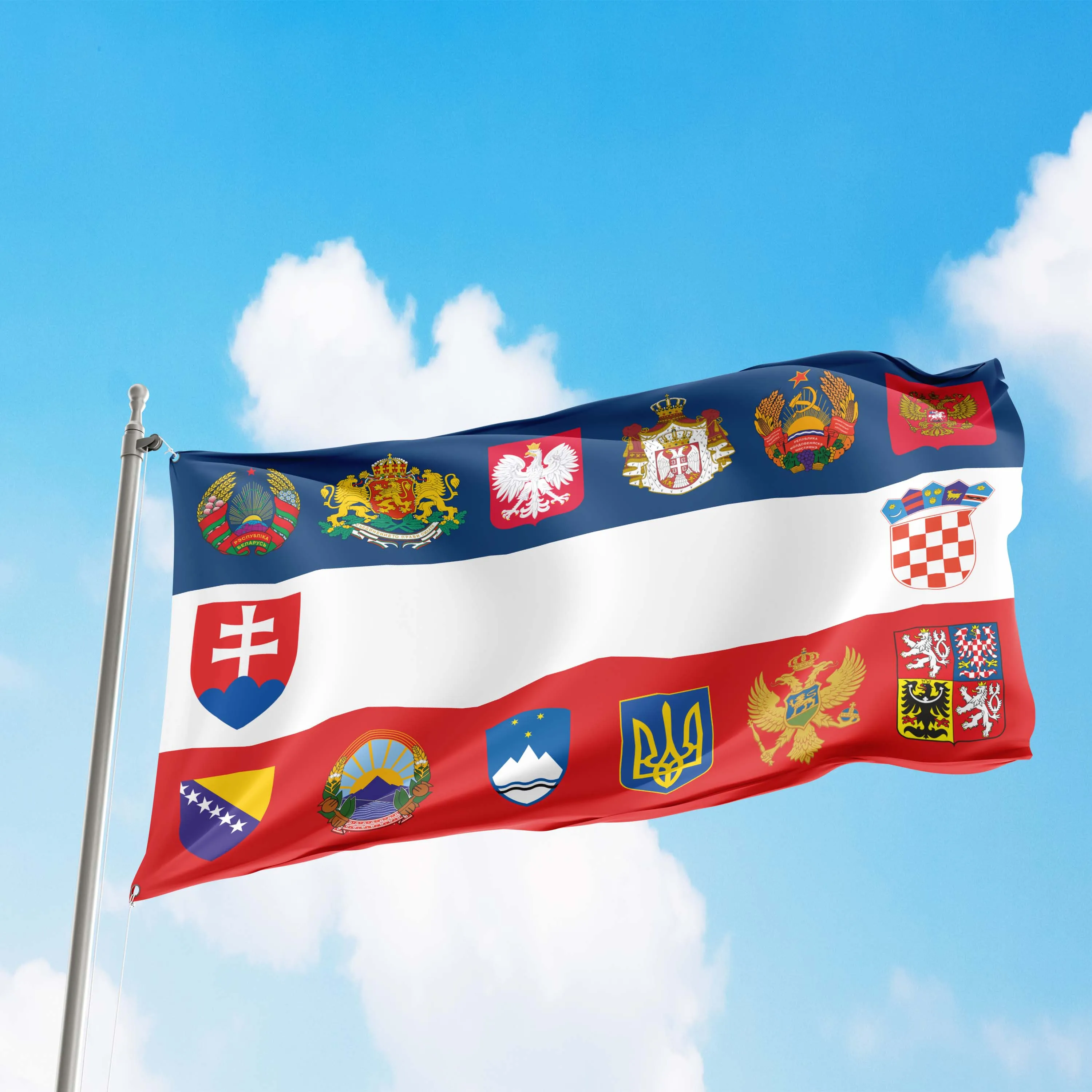 Slavic Union Flag Banner