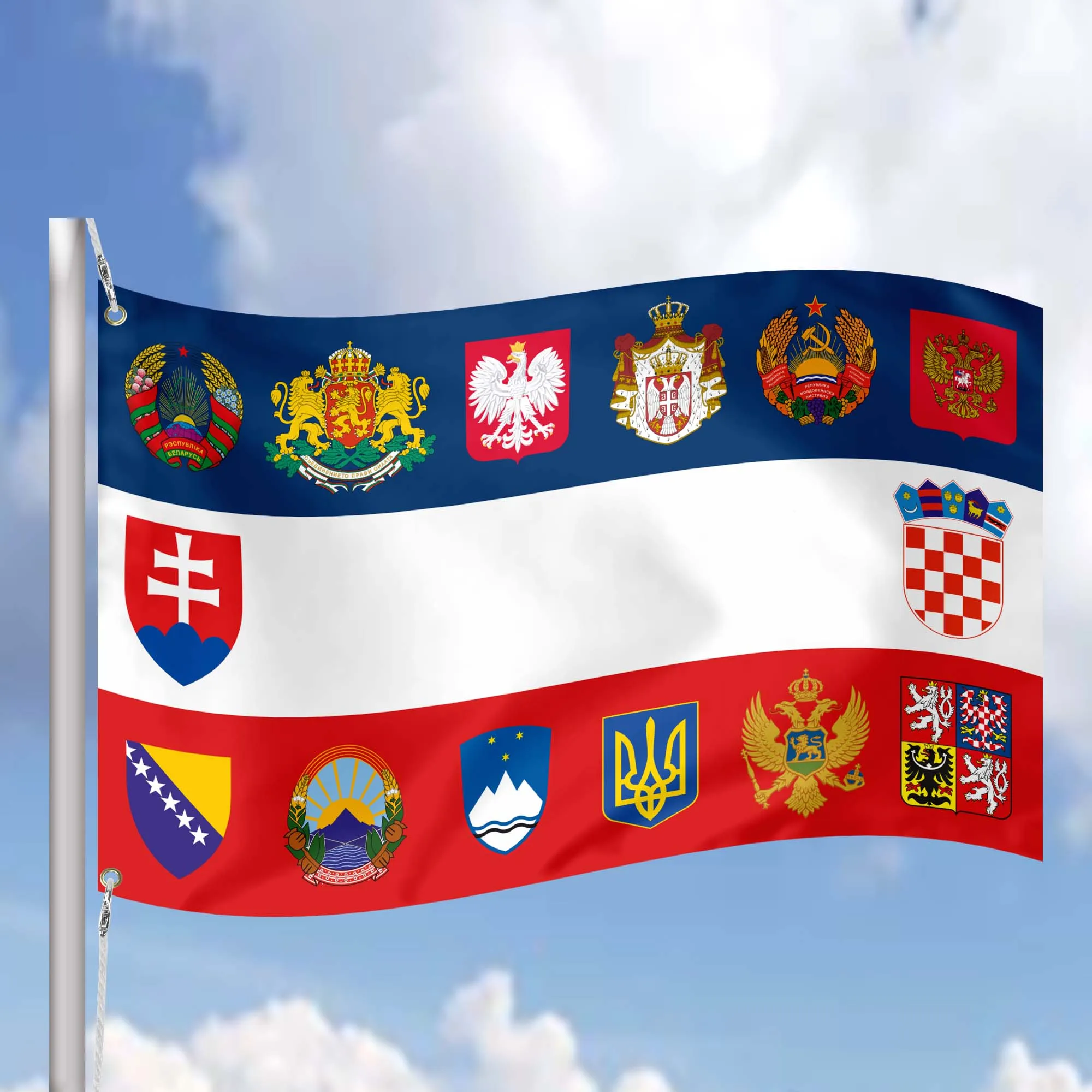 Slavic Union Flag Banner