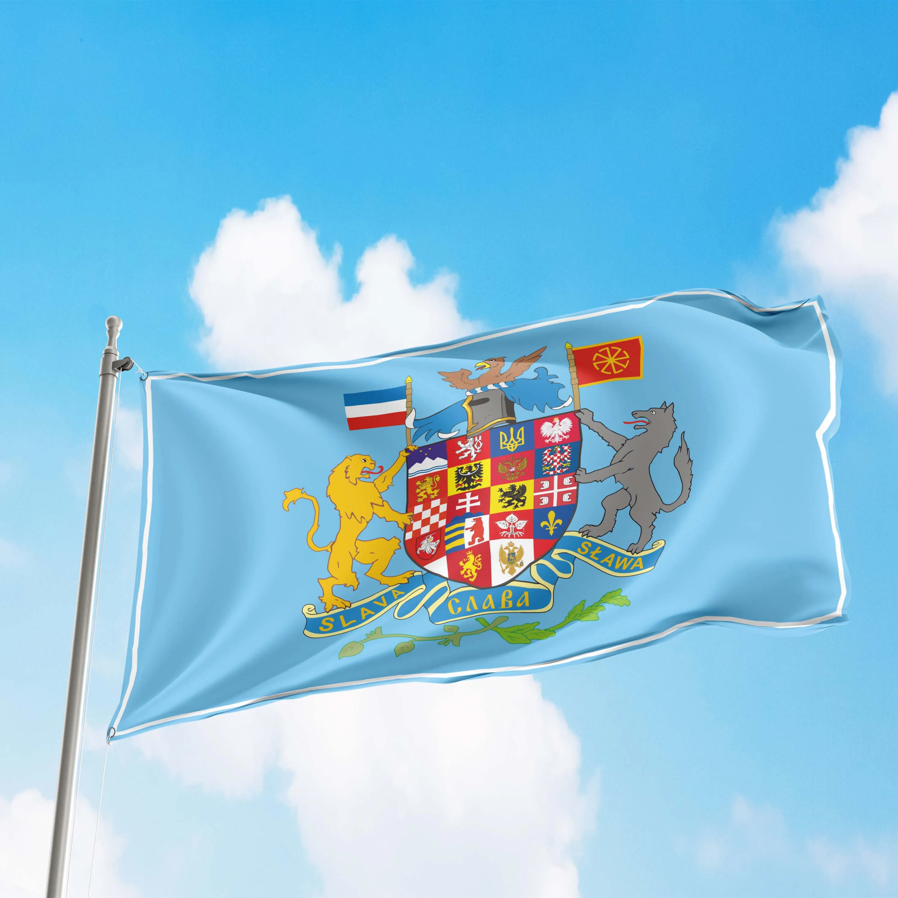 Slavic Union Flag Banner