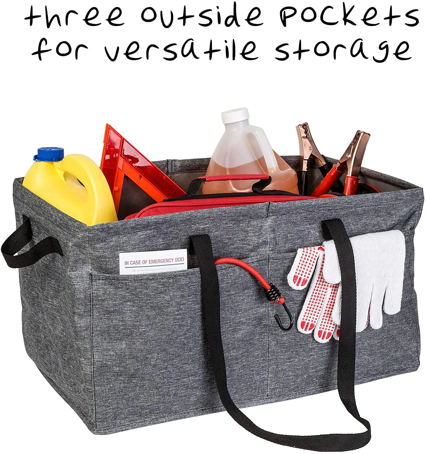 SMALL TRUNK ORGANIZER GREY