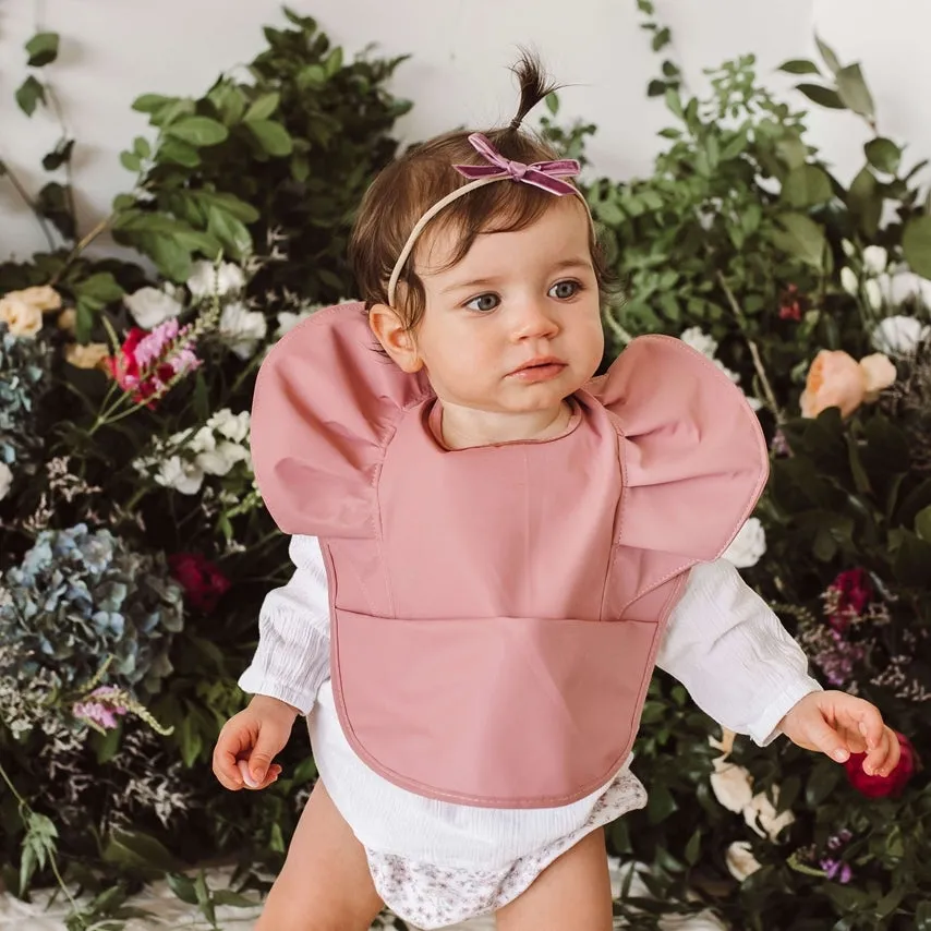 Snuggle Hunny Waterproof Frill Snuggle Bib - Primrose