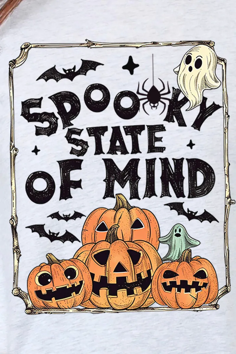 Spooky State Of Mind Heavy Cotton Long Sleeve Adult T-Shirt