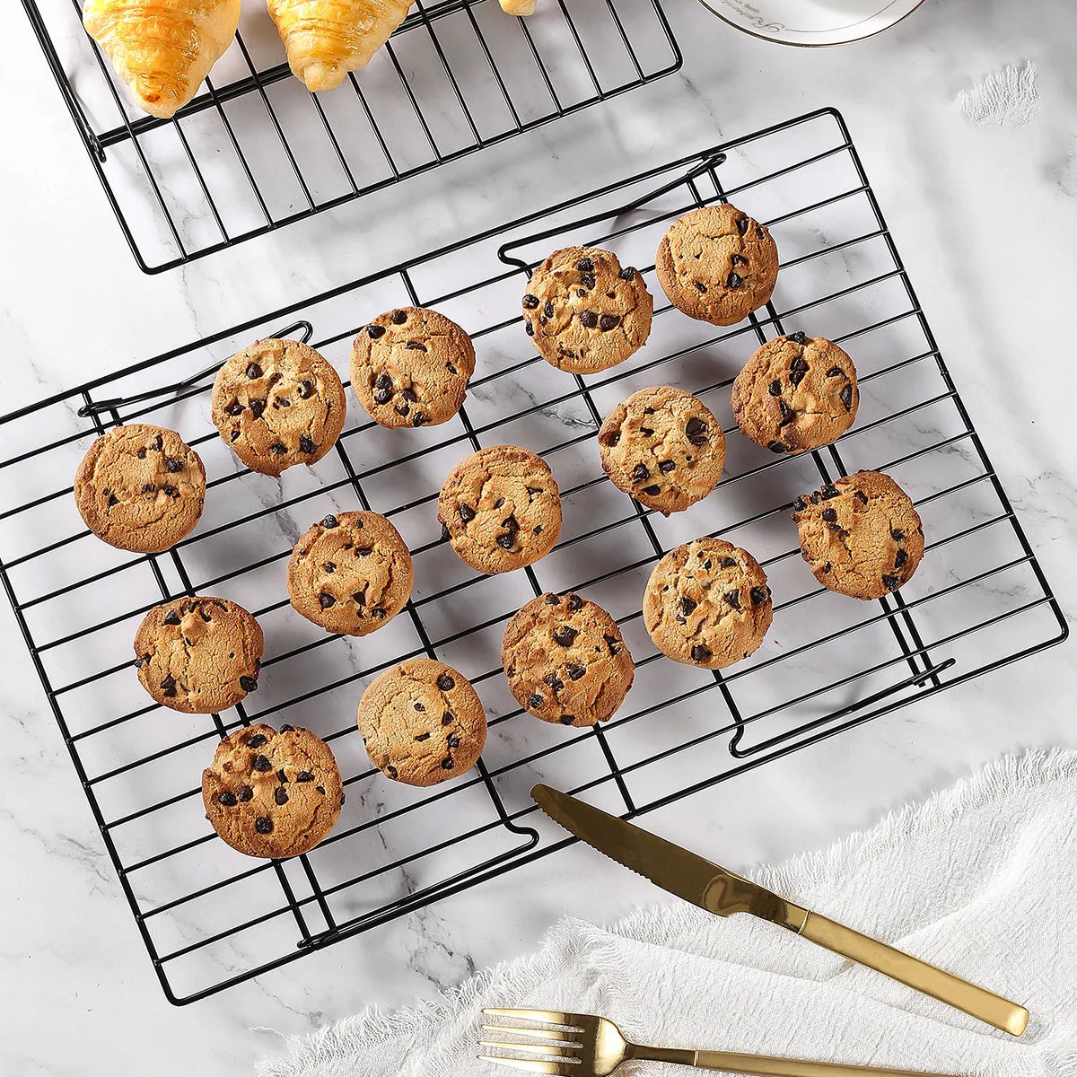 Stacked Cooling Racks for Baking"