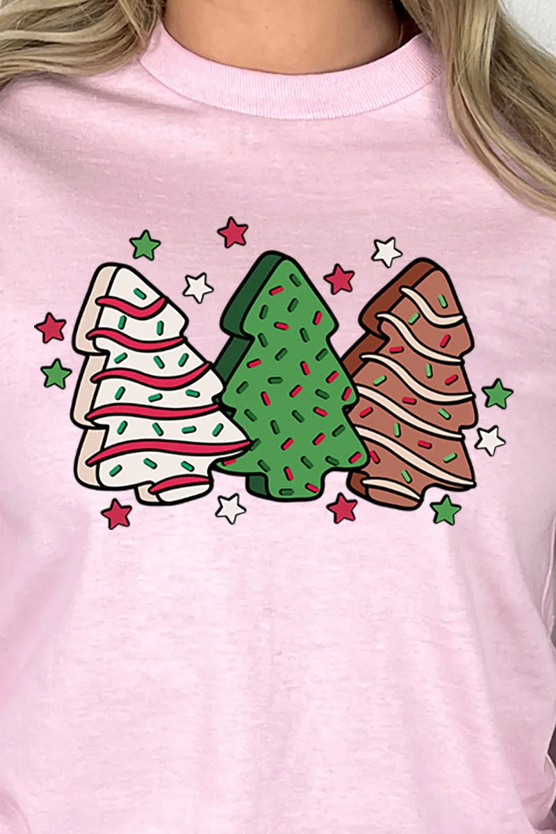 Stars For Christmas Tree Cakes Heavy Cotton Long Sleeve Adult T-Shirt