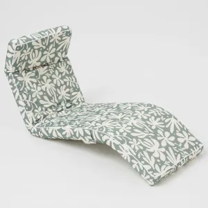 SUNNYLIFE LUXE LOUNGER CHAIR - THE VACAY OLIVE