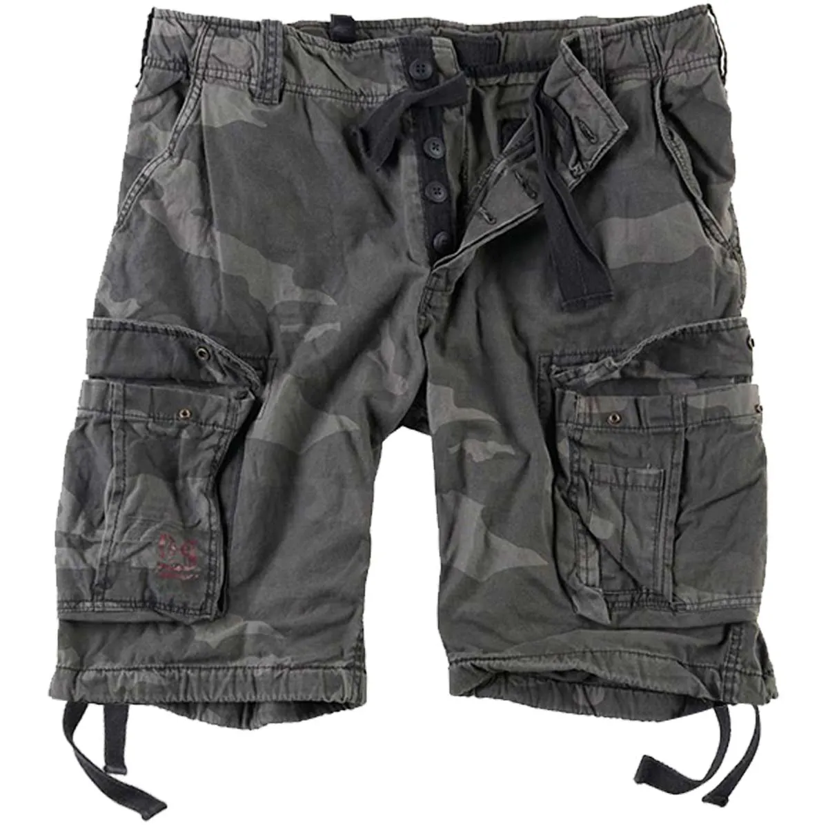 Surplus Airborne Vintage Shorts Black Camo
