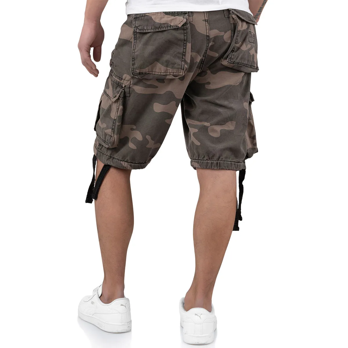Surplus Airborne Vintage Shorts Black Camo
