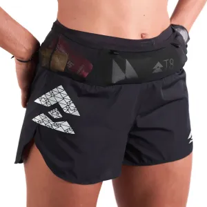 T8 Sherpa Shorts - Women's - Black (w/ Silver Logo)