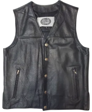 The "Shiloh" Solid Side Buffalo Nickel Vest