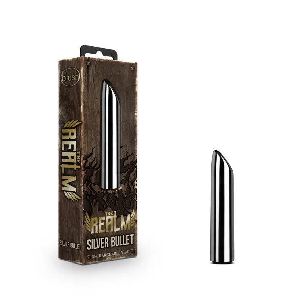 The Realm - Sliver Rechargeable Bullet - Silver