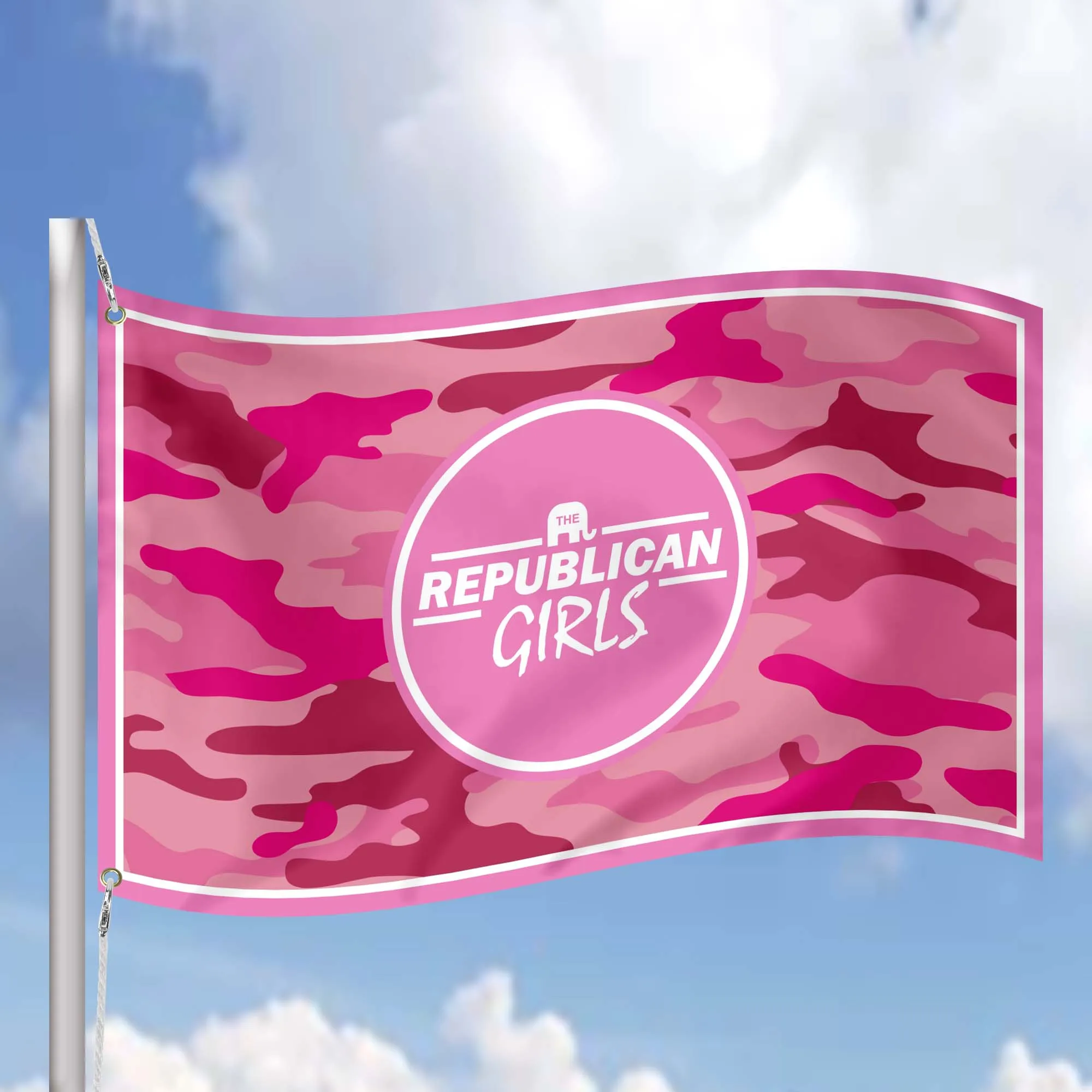 The Republican Girls USA Republican Party Flag