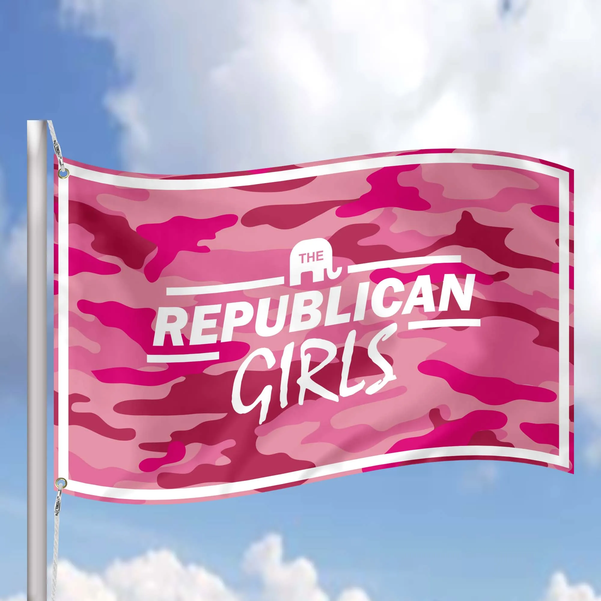 The Republican Girls USA Republican Party Flag