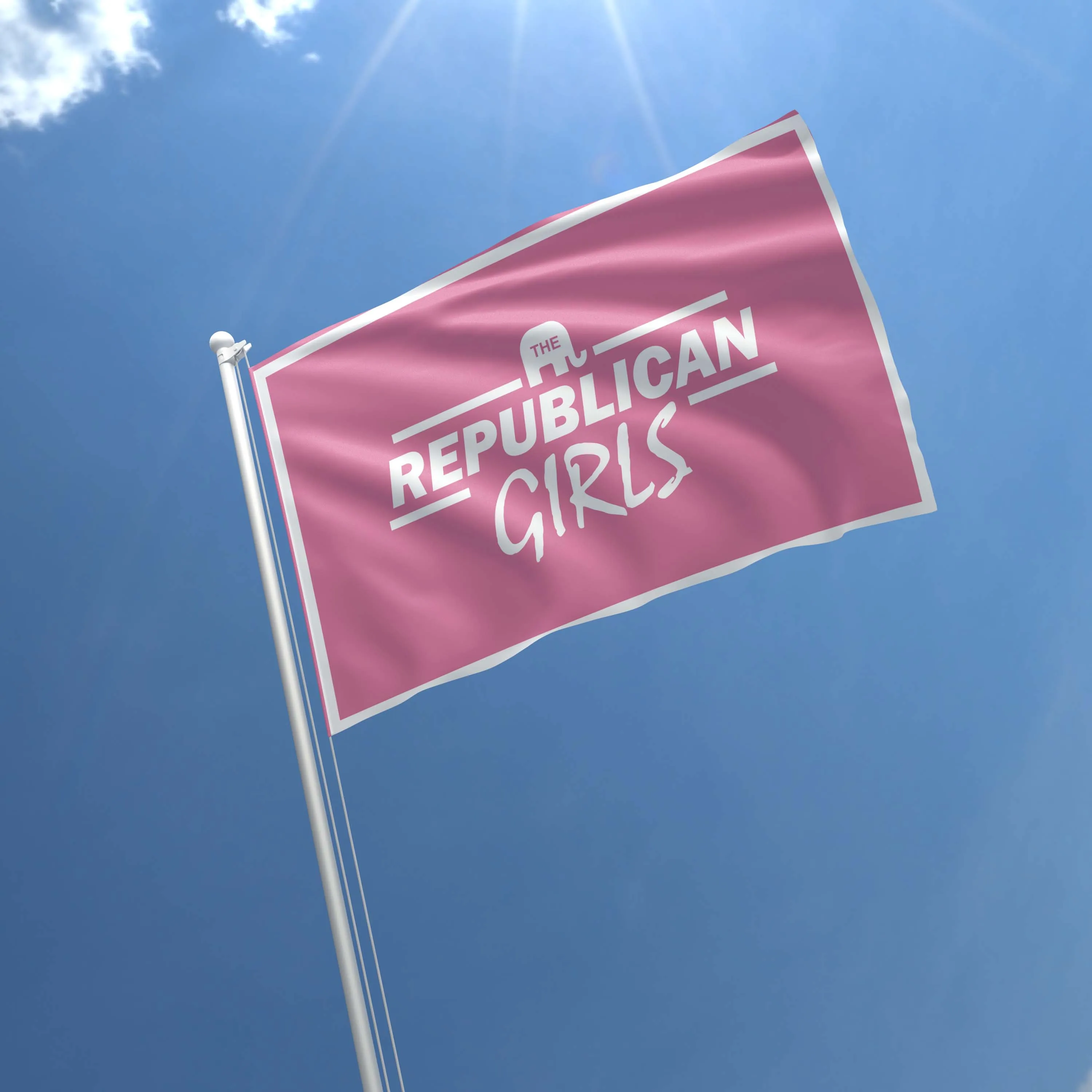 The Republican Girls USA Republican Party Flag