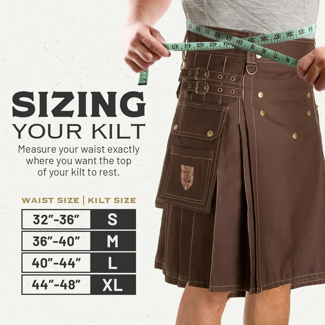 The Sport Utility Kilt - Brown