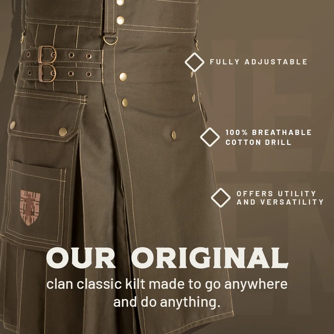 The Sport Utility Kilt - Brown
