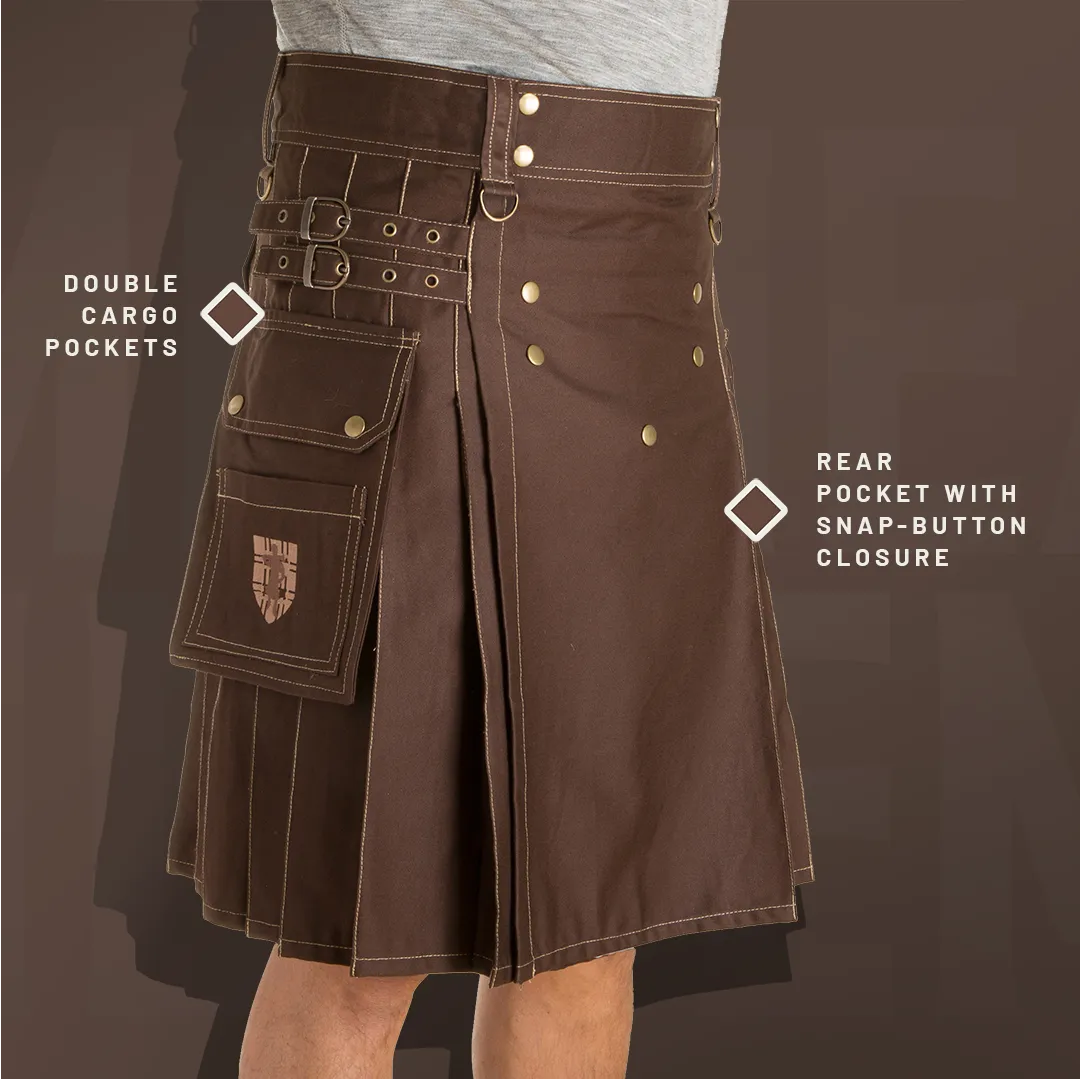 The Sport Utility Kilt - Brown