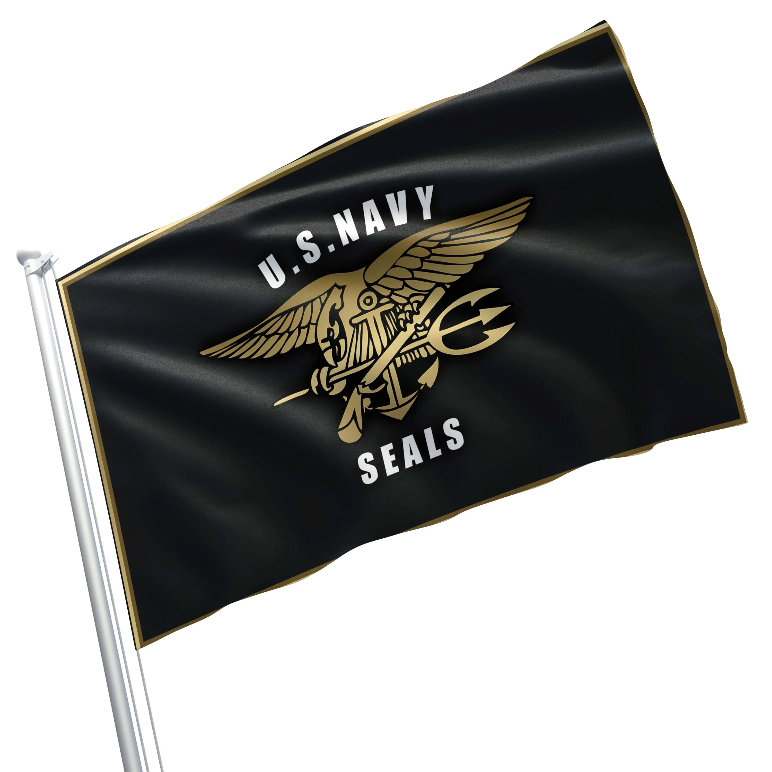 The US Navy Seals Flag Banner