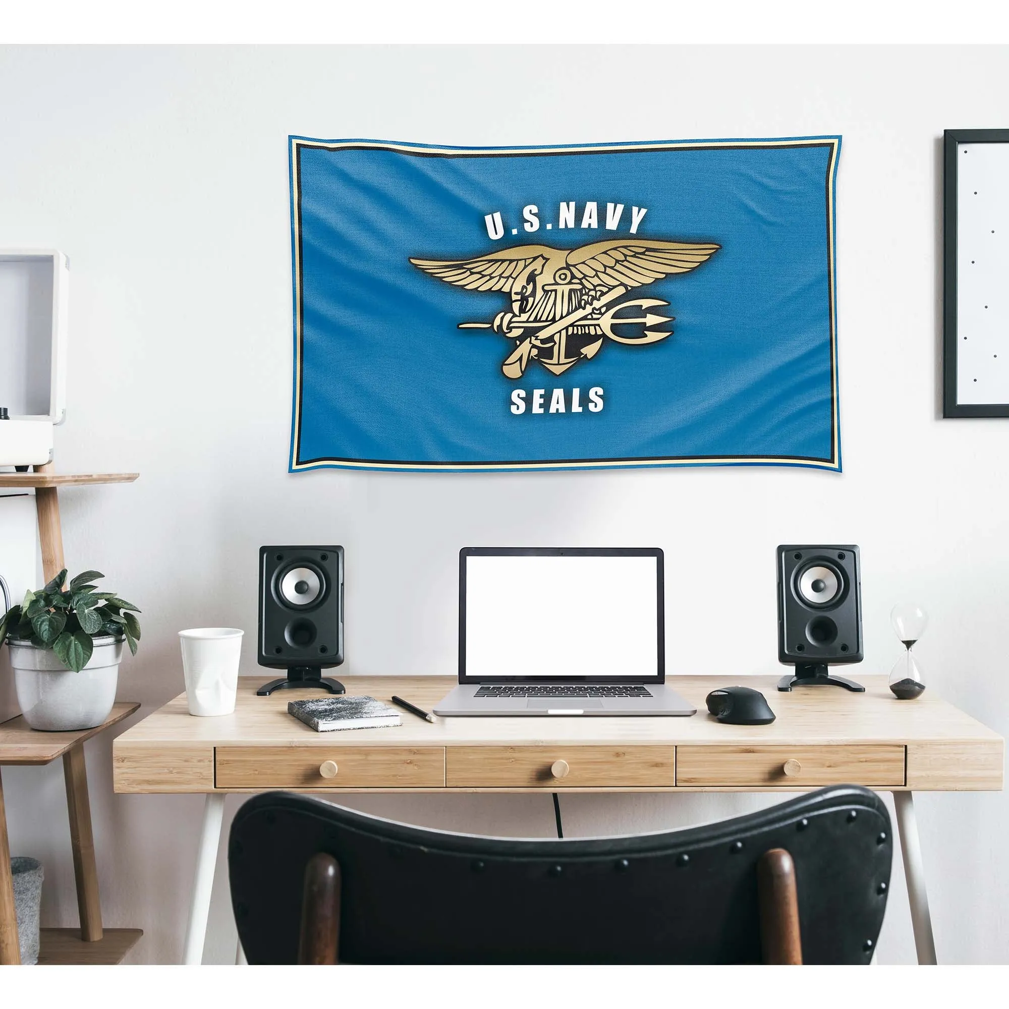 The US Navy Seals Flag Banner