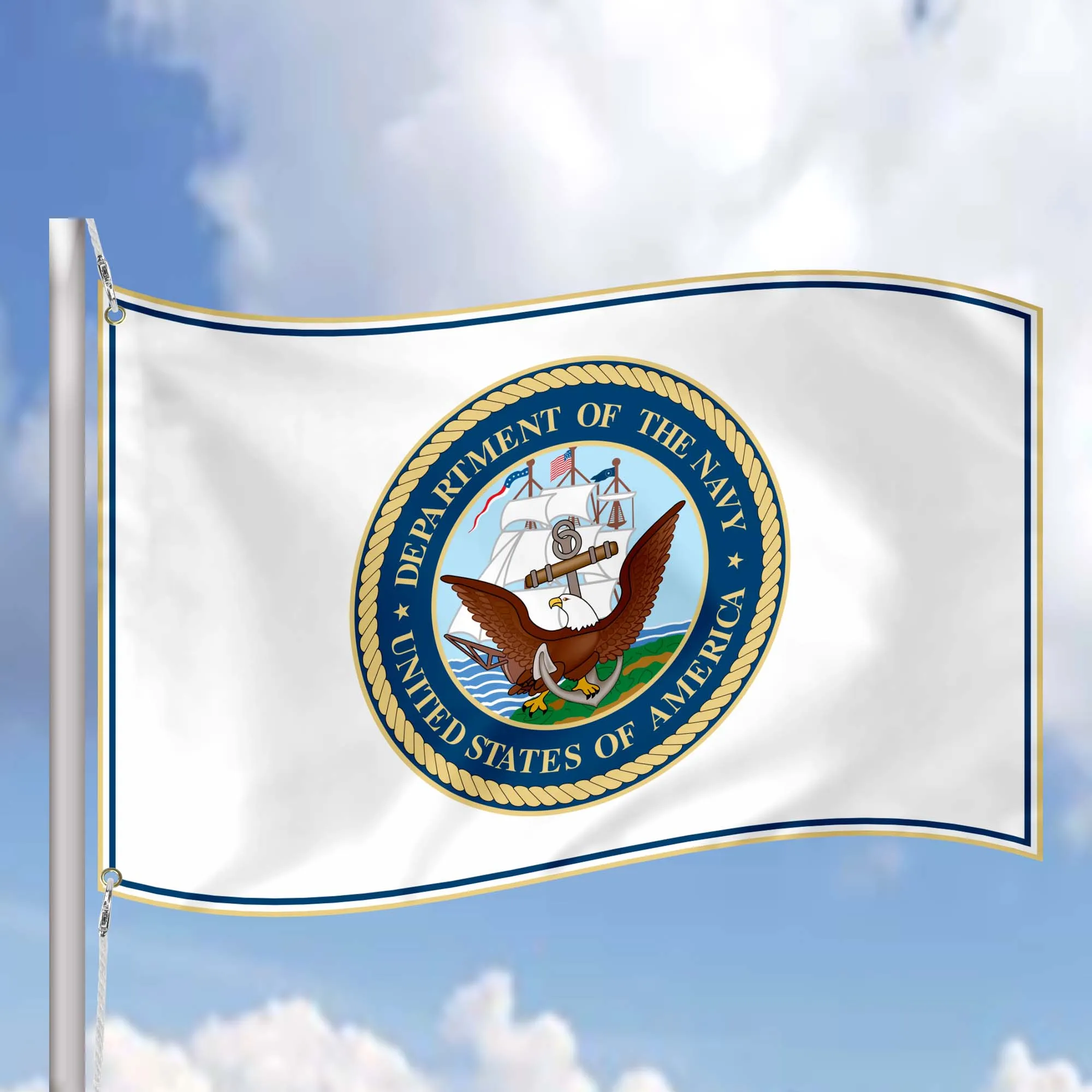 The US Navy Seals Flag Banner