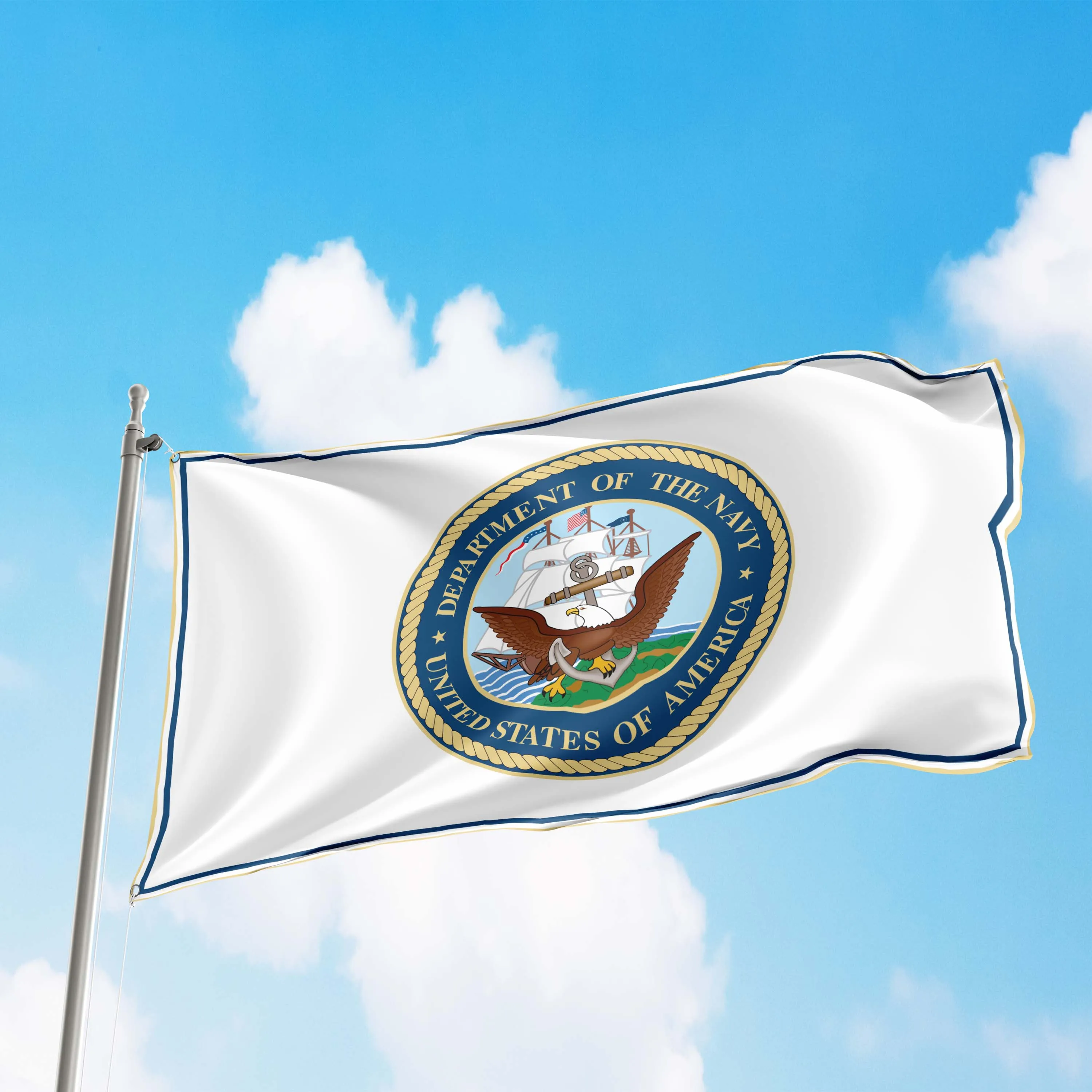 The US Navy Seals Flag Banner