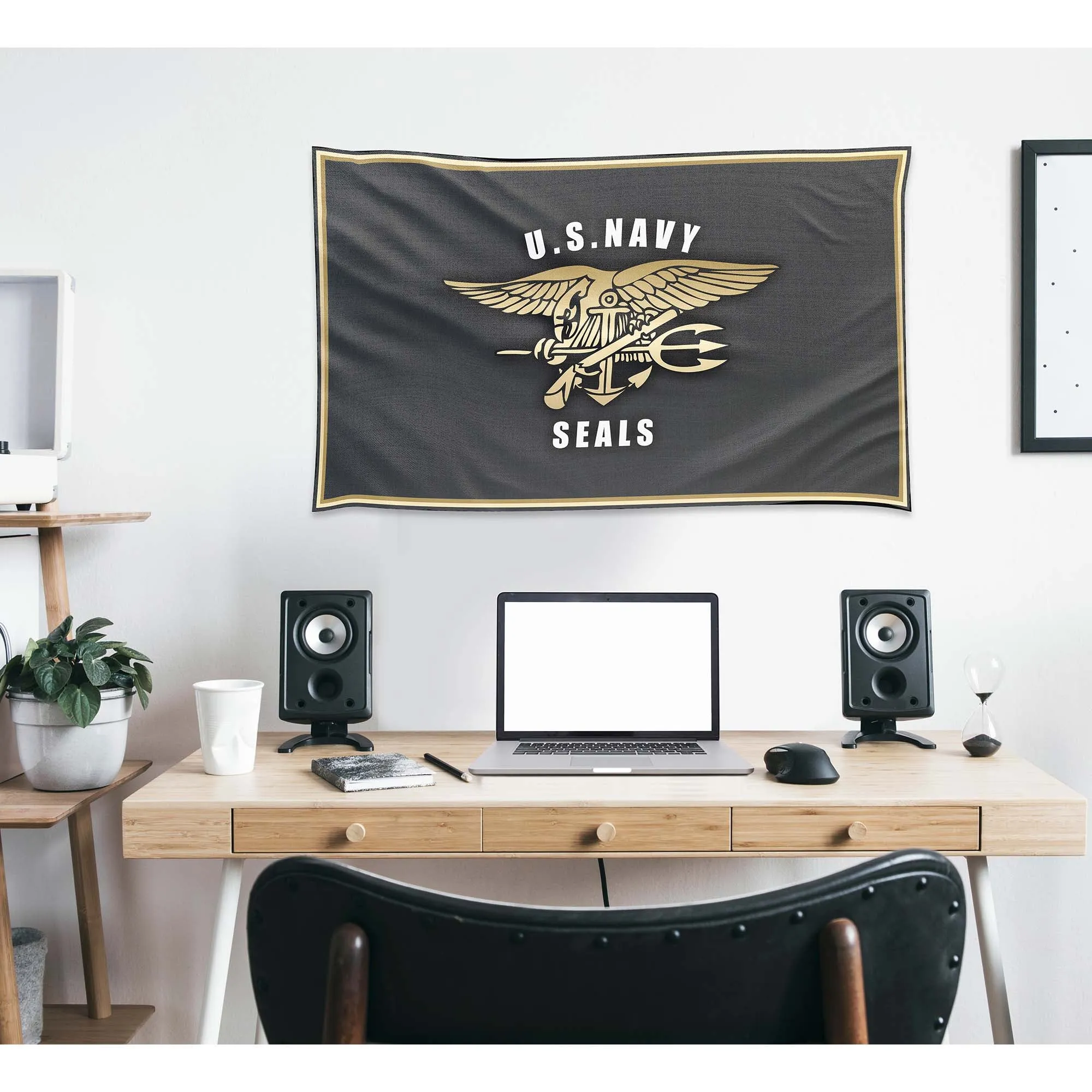 The US Navy Seals Flag Banner