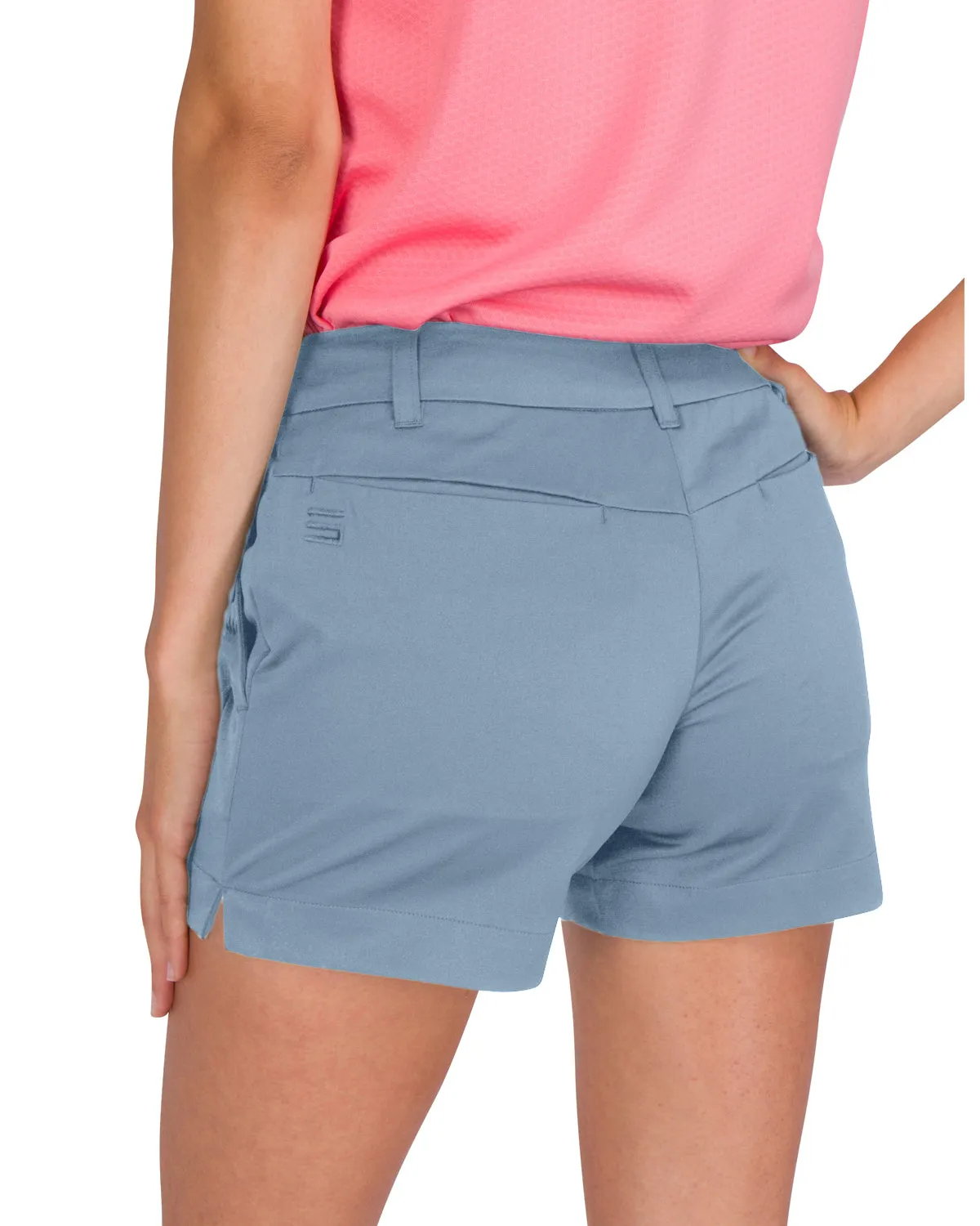 Three Sixty Six Womens Golf Shorts - Quick Dry Active Shorts with Pockets, Athletic and Breathable - 4 ½ Inch Inseam