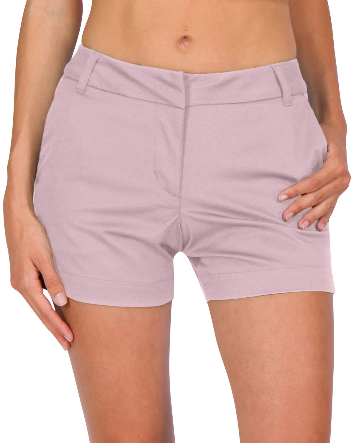 Three Sixty Six Womens Golf Shorts - Quick Dry Active Shorts with Pockets, Athletic and Breathable - 4 ½ Inch Inseam