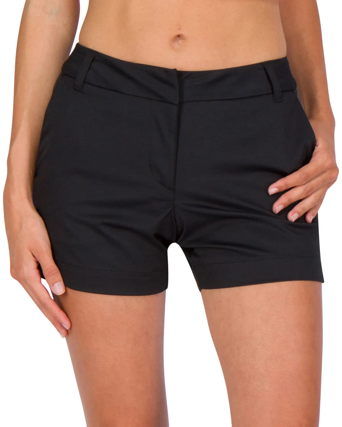 Three Sixty Six Womens Golf Shorts - Quick Dry Active Shorts with Pockets, Athletic and Breathable - 4 ½ Inch Inseam