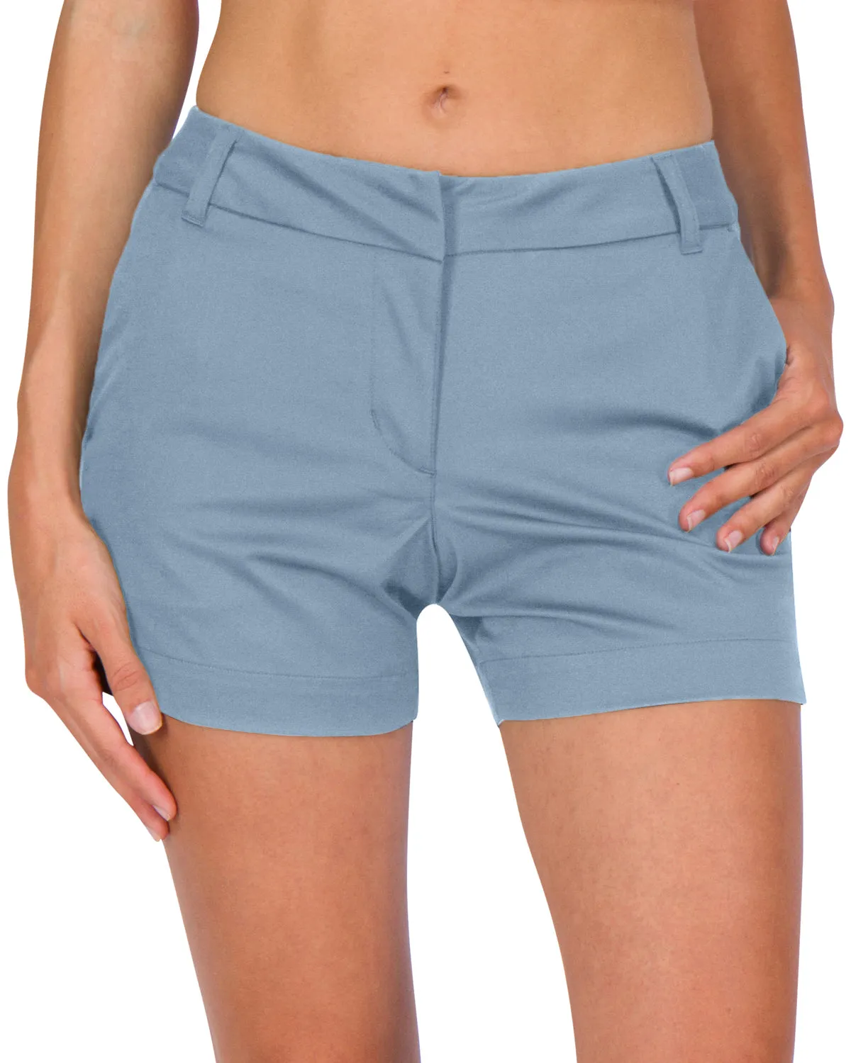 Three Sixty Six Womens Golf Shorts - Quick Dry Active Shorts with Pockets, Athletic and Breathable - 4 ½ Inch Inseam
