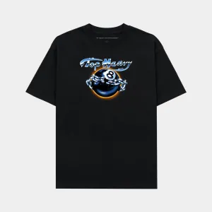 TOP HEAVY 8 BALLED TEE - BLACK
