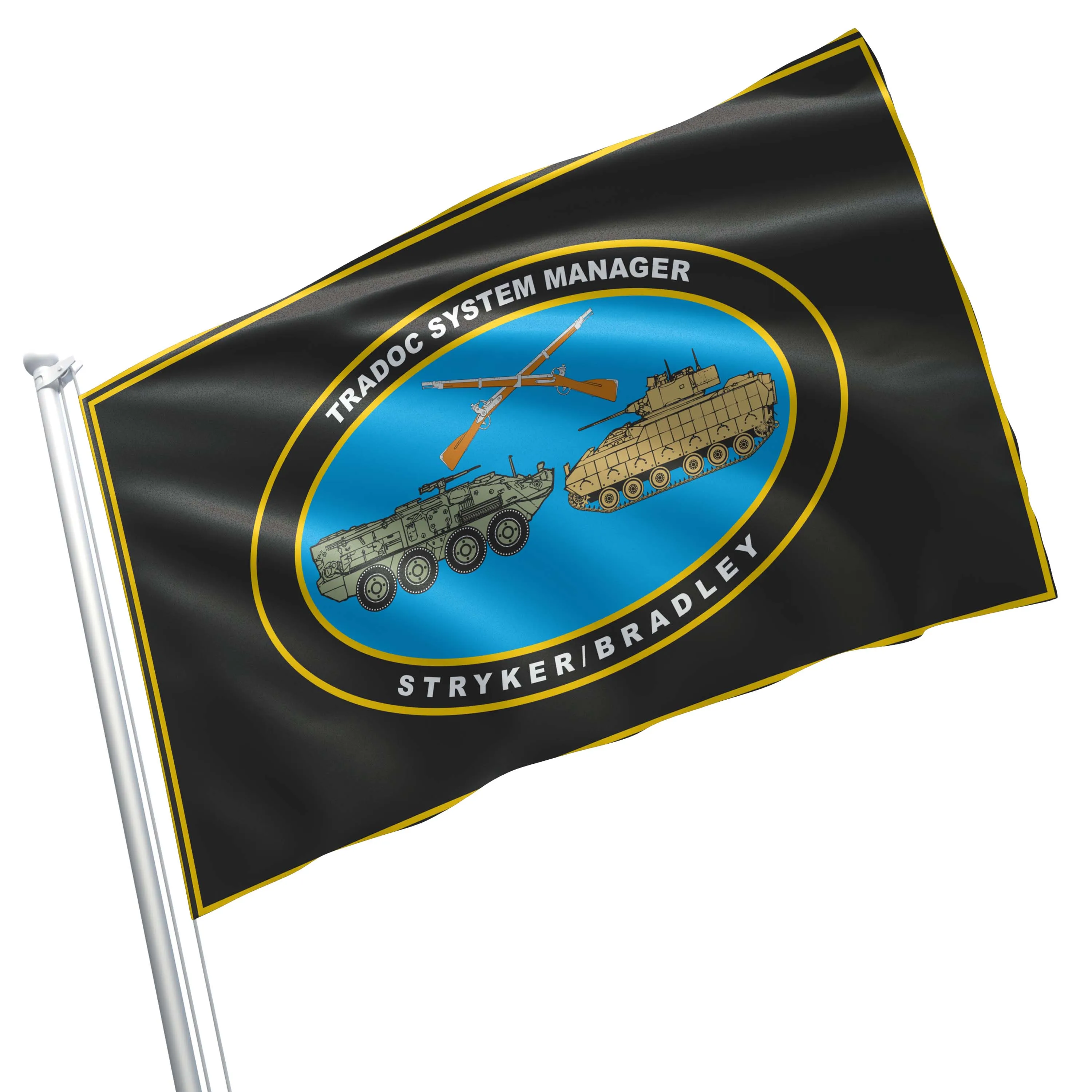 TRADOC System Manager US Army United Flag Banner