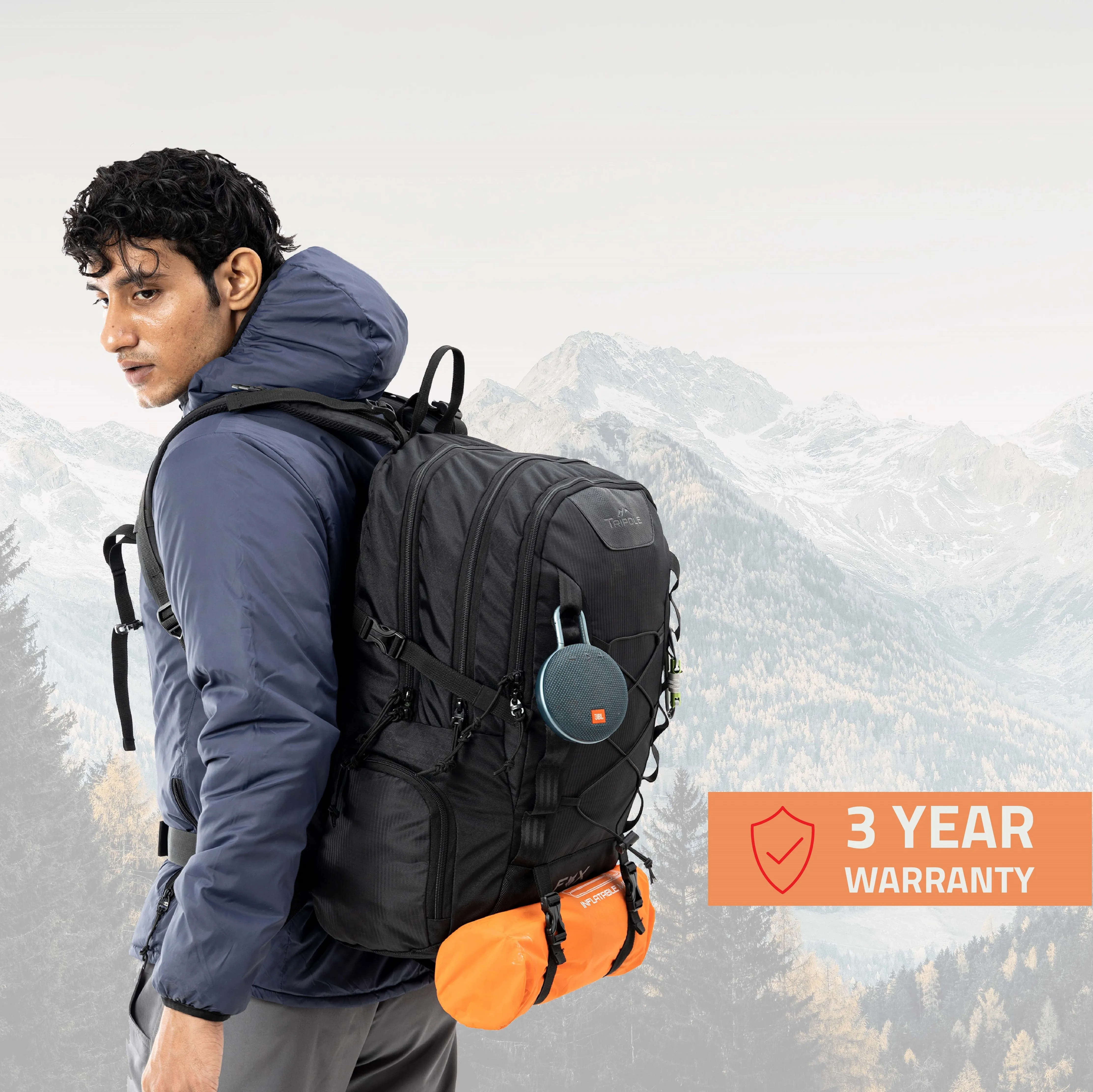 Tripole  Fox Internal Frame Laptop Backpack | 3 Year Warranty