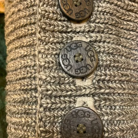UGG Classic Cardy Sweater knit boots, size 7