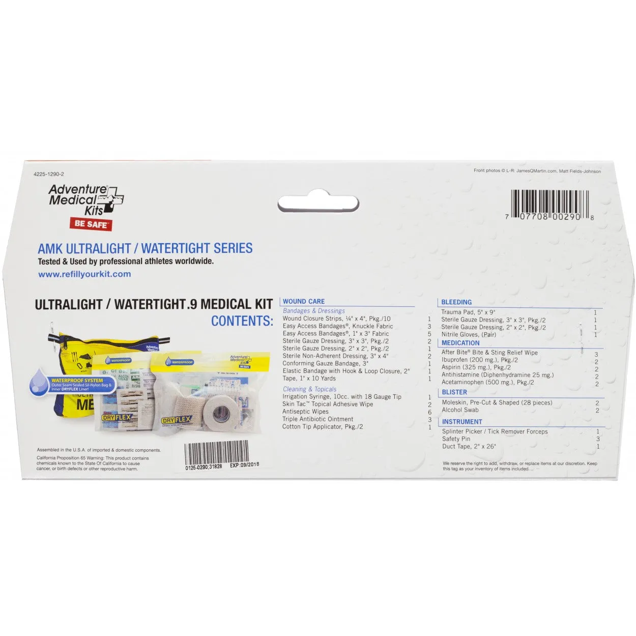 Ultralight & Watertight .9 Medical Kit