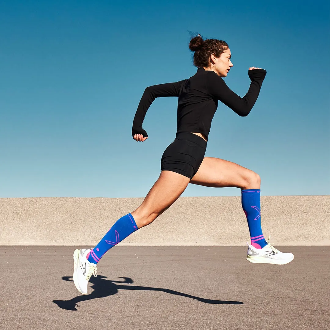 Ultralight Running Socks Women | Black / Grey
