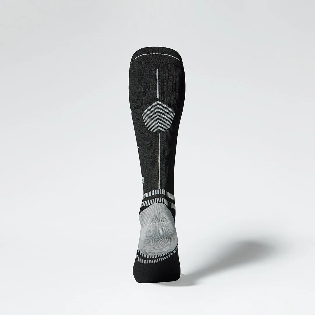 Ultralight Running Socks Women | Black / Grey