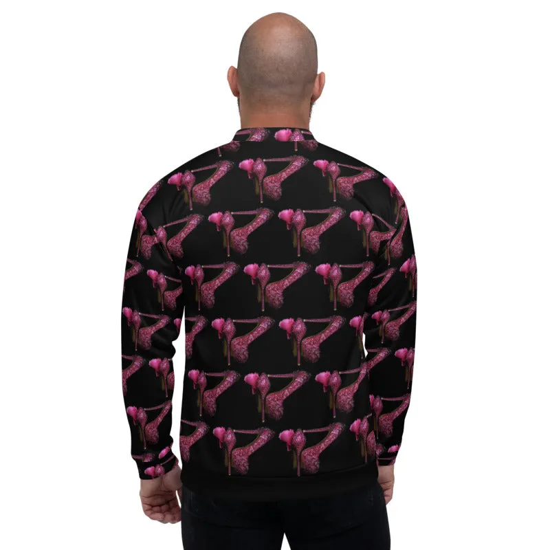 Unisex Bomber Jacket 'Pink Shoes Men'