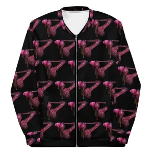 Unisex Bomber Jacket 'Pink Shoes Men'