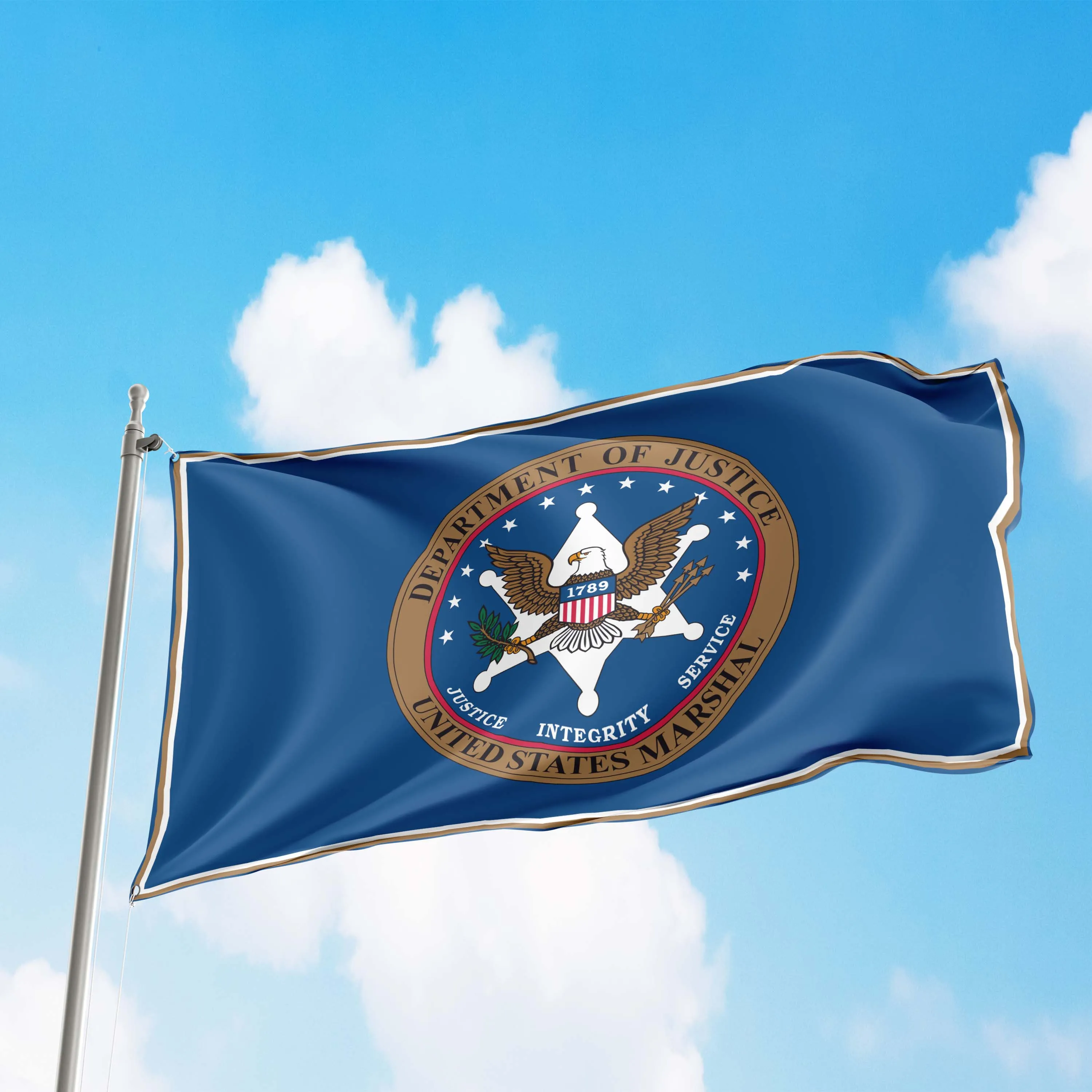 United States Marshals Service Challenge Flag Banner