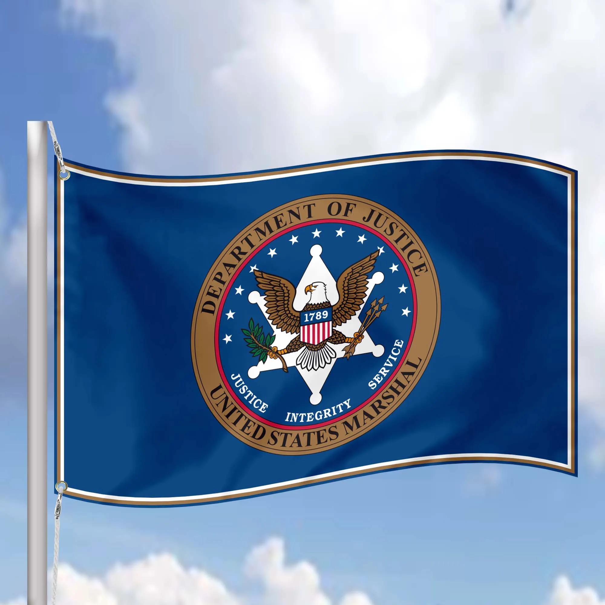 United States Marshals Service Challenge Flag Banner