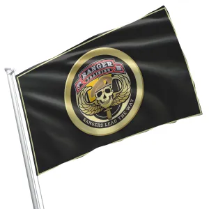 US Army Ranger Tarning School Flag Banner