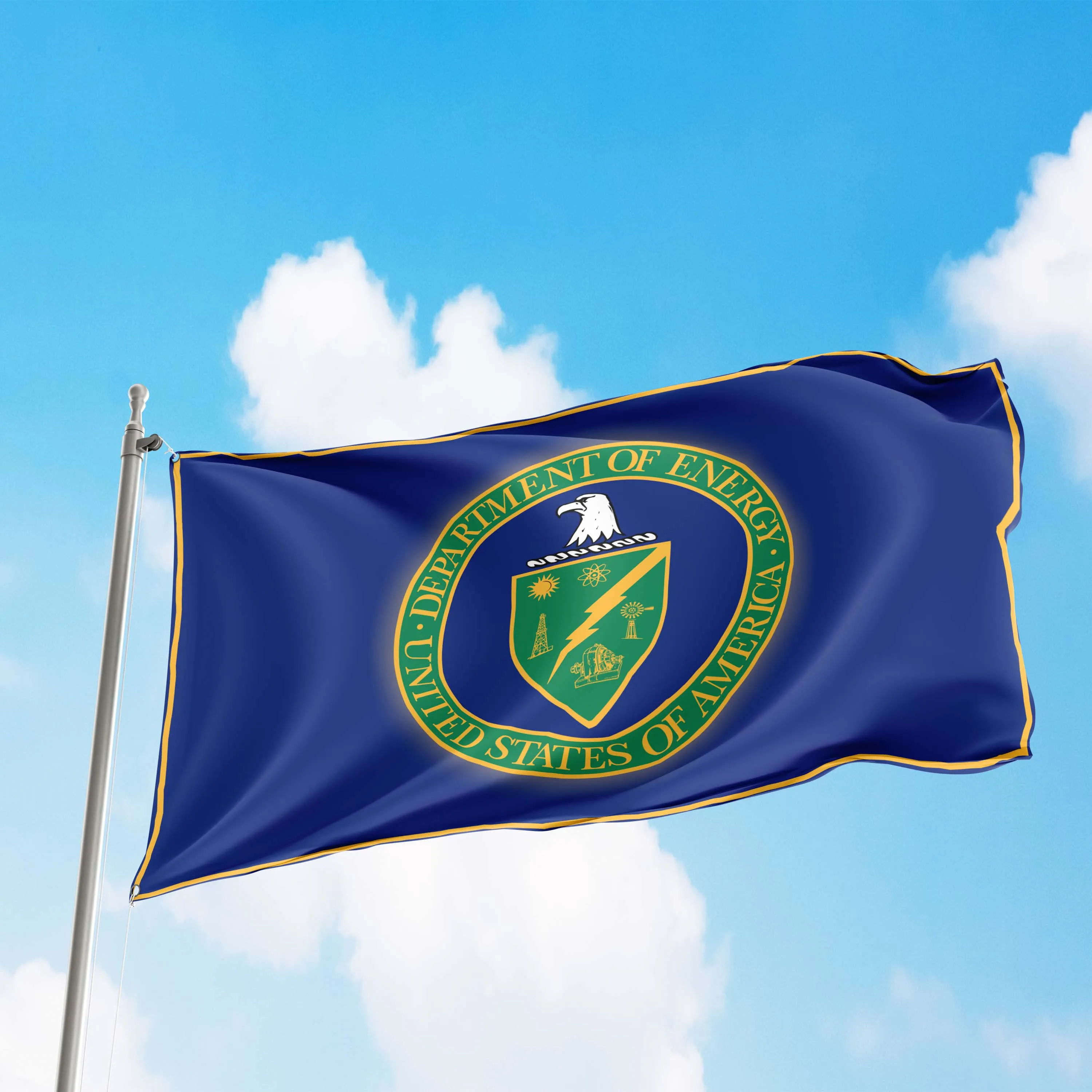 US Department of Energy USA Flag Banner