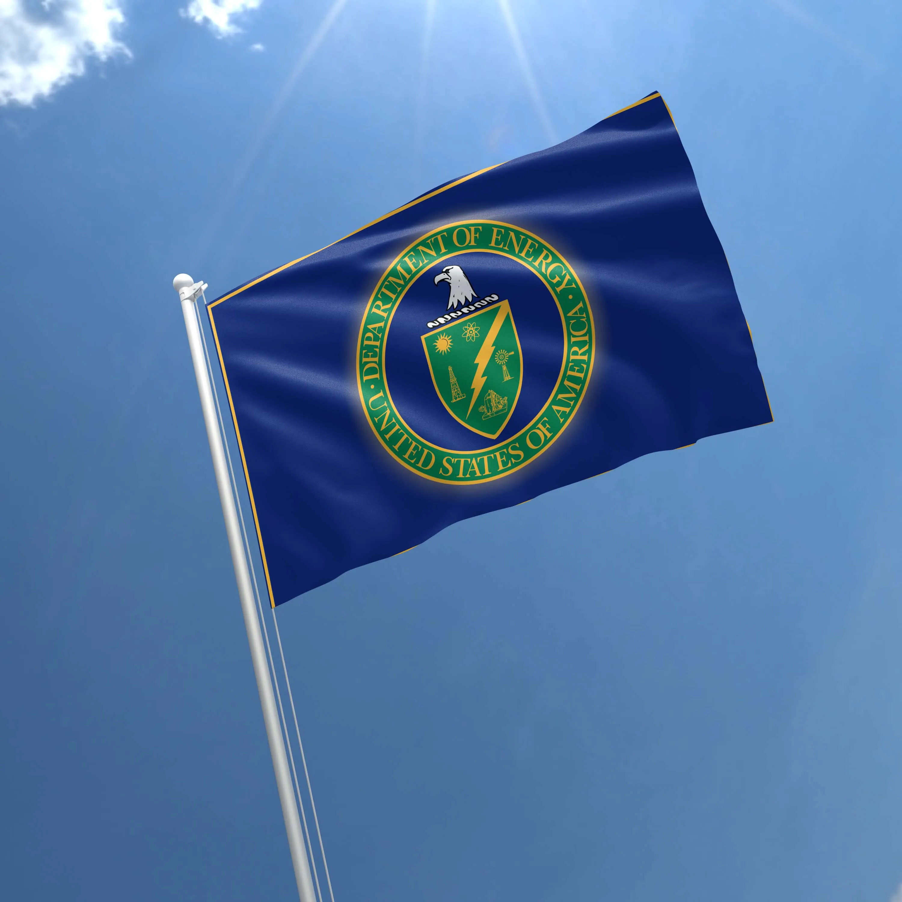 US Department of Energy USA Flag Banner