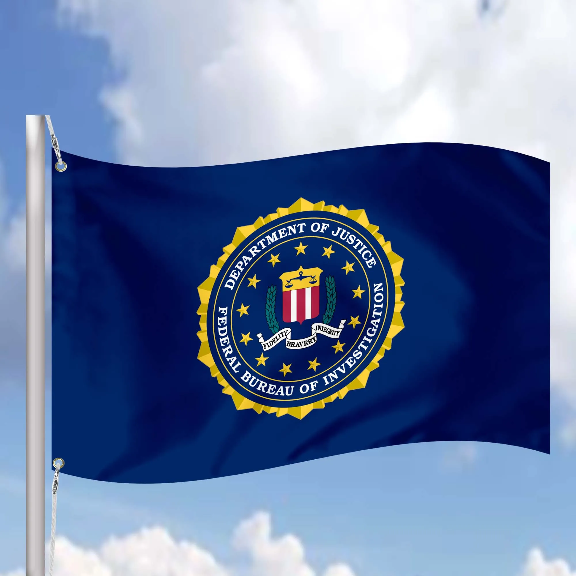 US Federal Bureau of Investigation FBI Flag Banner