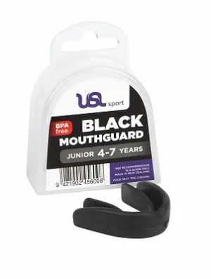 USL Sport Mouthguard Junior Black 4 -7 Years