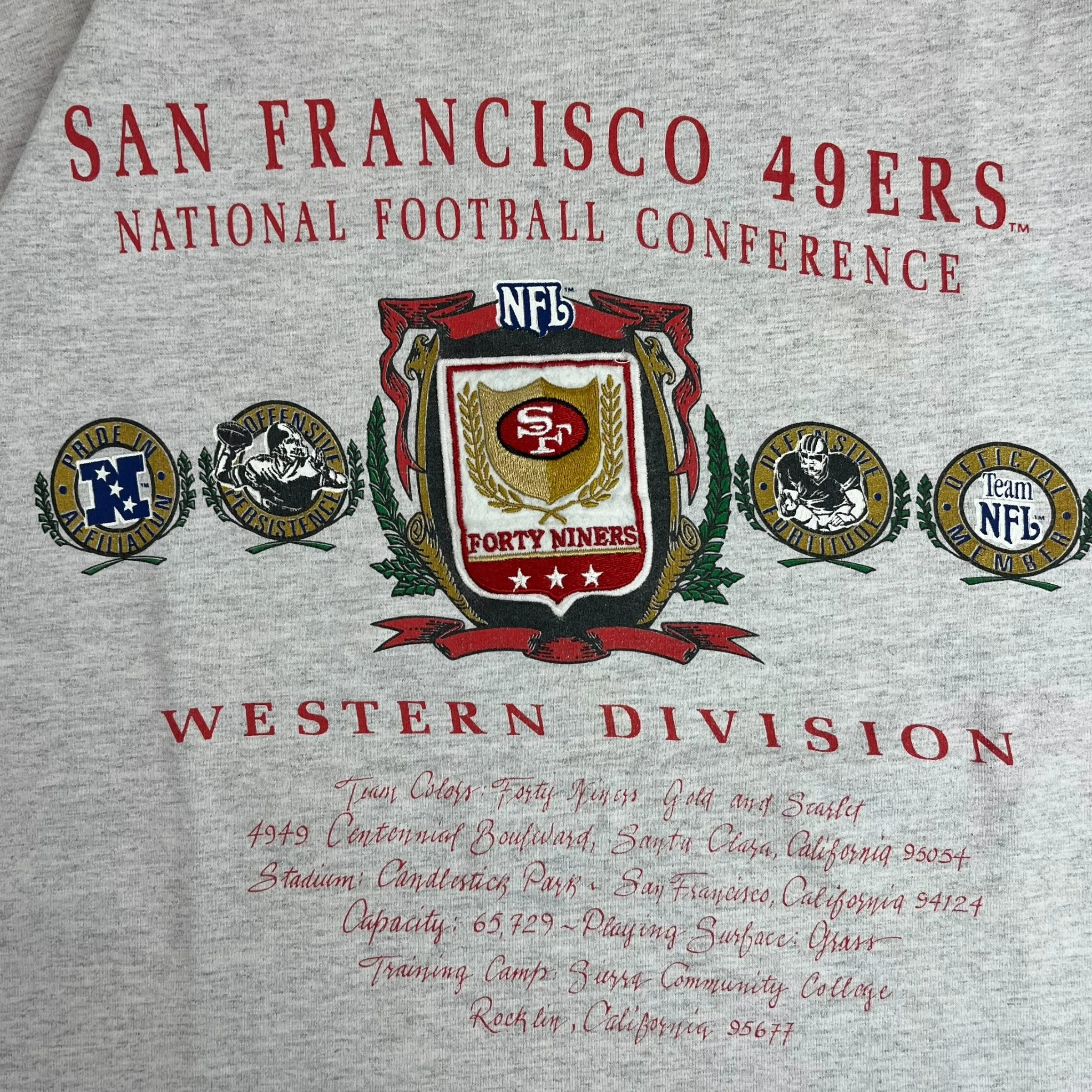 Vintage San Francisco 49ers Tee Grey