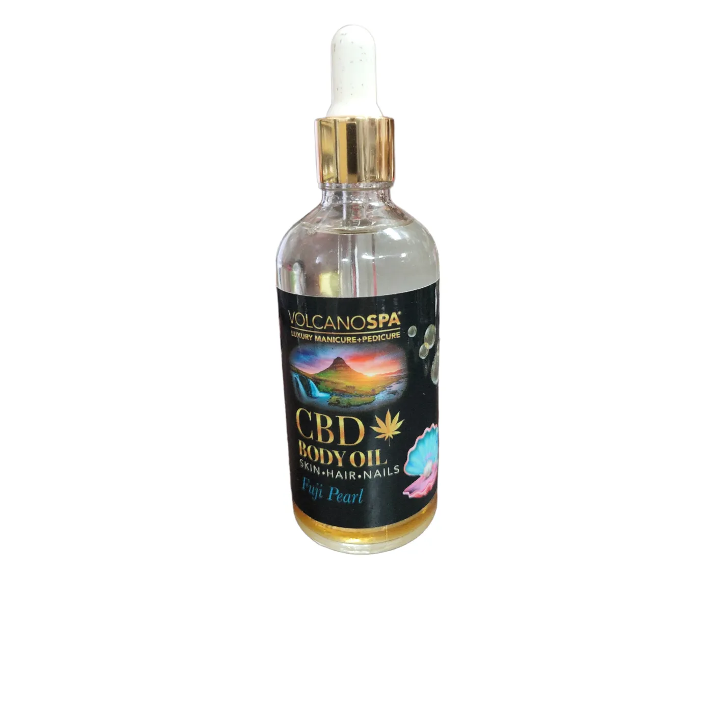 Volcano Spa CBD Body Oil Skin Hair Nails 4 oz