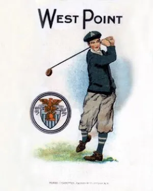 West Point Golf Art Litho  7245