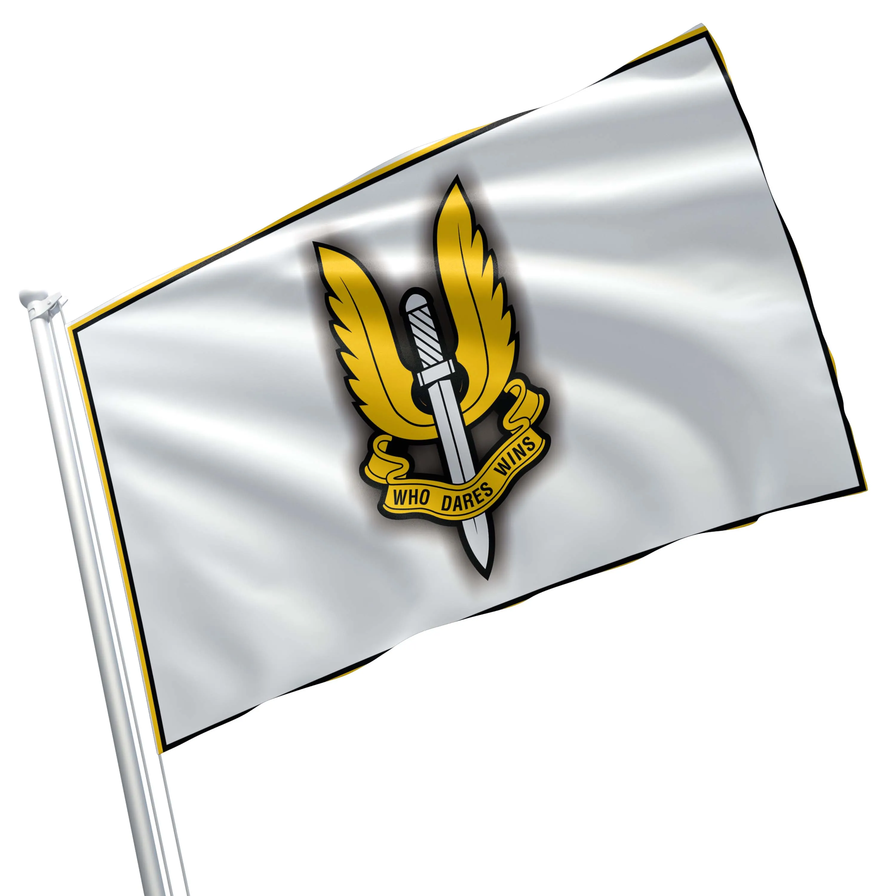 Who Dares Wins Special Air Service British Army Flag Banner