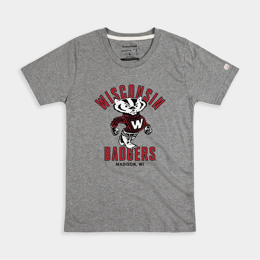Wisconsin Badgers Vintage Bucky Women's Tee